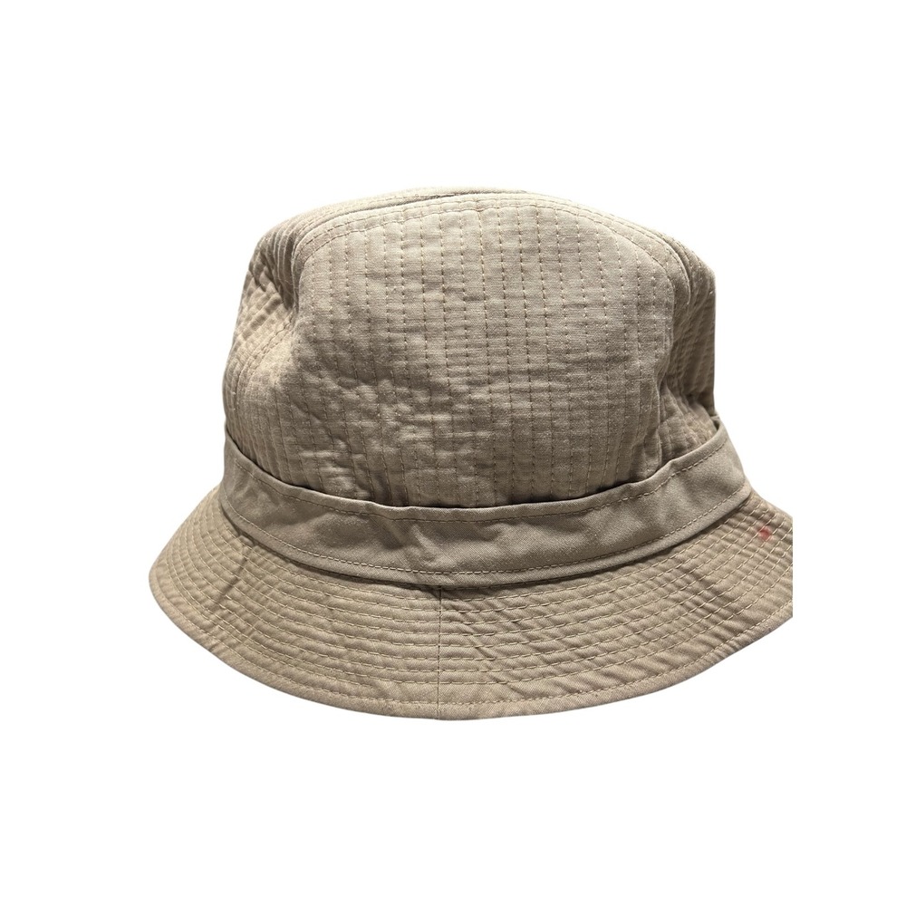 VTG - Totes Rain Bucket Hat Tan Beige Quilted Water Repellent - XL